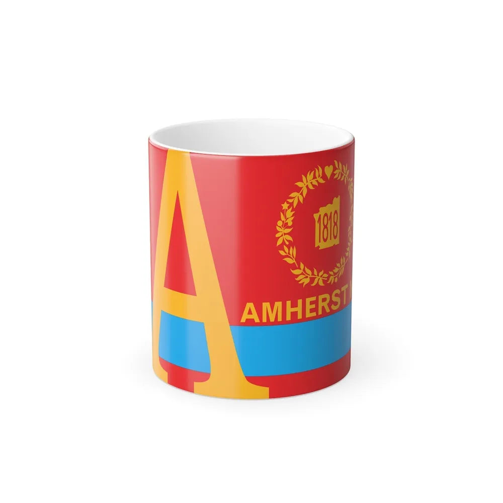 Flag of Amherst, New York - Color Changing Coffee Mug-11oz-Go Mug Yourself