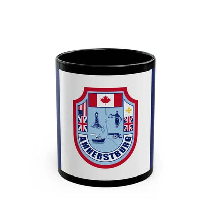 Flag of Amherstburg Canada - Black Coffee Mug 11oz - Go Mug Yourself