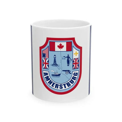 Flag of Amherstburg Canada (Canada) White Coffee Mug 11oz - Go Mug Yourself