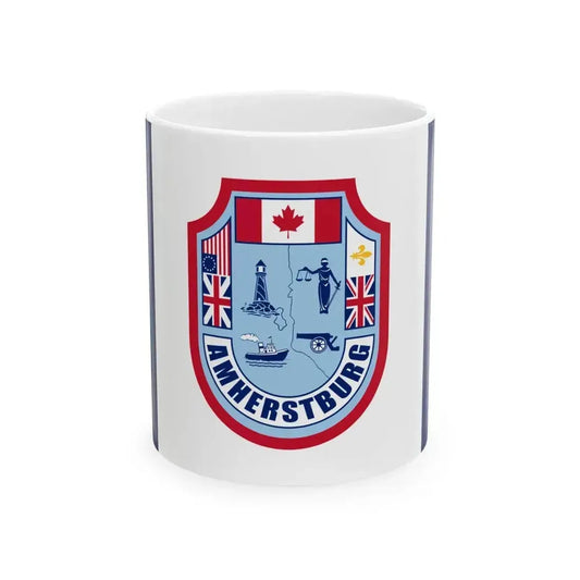Flag of Amherstburg Canada (Canada) White Coffee Mug 11oz - Go Mug Yourself