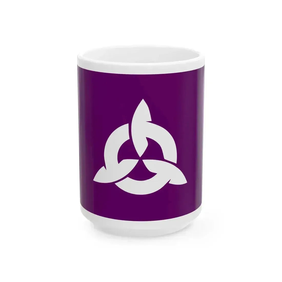 Flag of Ami Ibaraki (Japan) White Coffee Mug 15oz - Go Mug Yourself