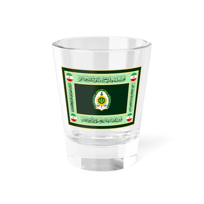 Flag of Amin Police University (Iran) Shot Glass 1.5oz 1.5oz - Go Mug Yourself