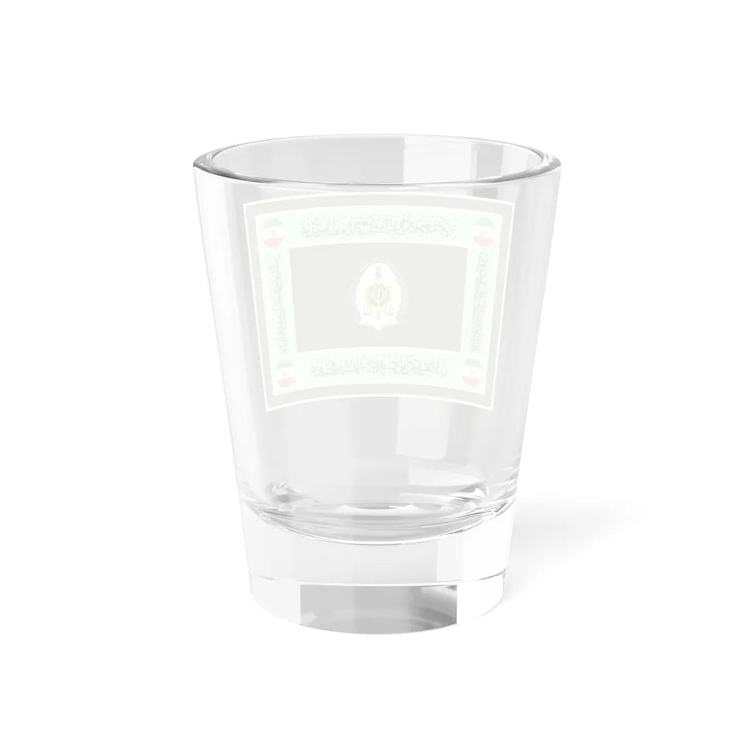 Flag of Amin Police University (Iran) Shot Glass 1.5oz - Go Mug Yourself