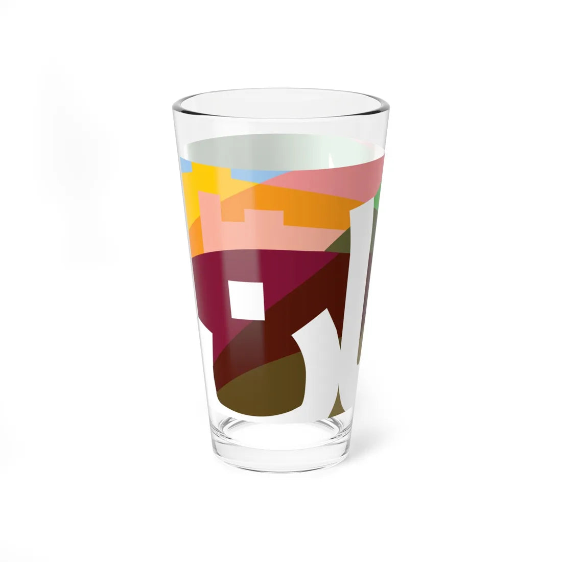 Flag of Amman (Jordan) Pint Glass 16oz - Go Mug Yourself