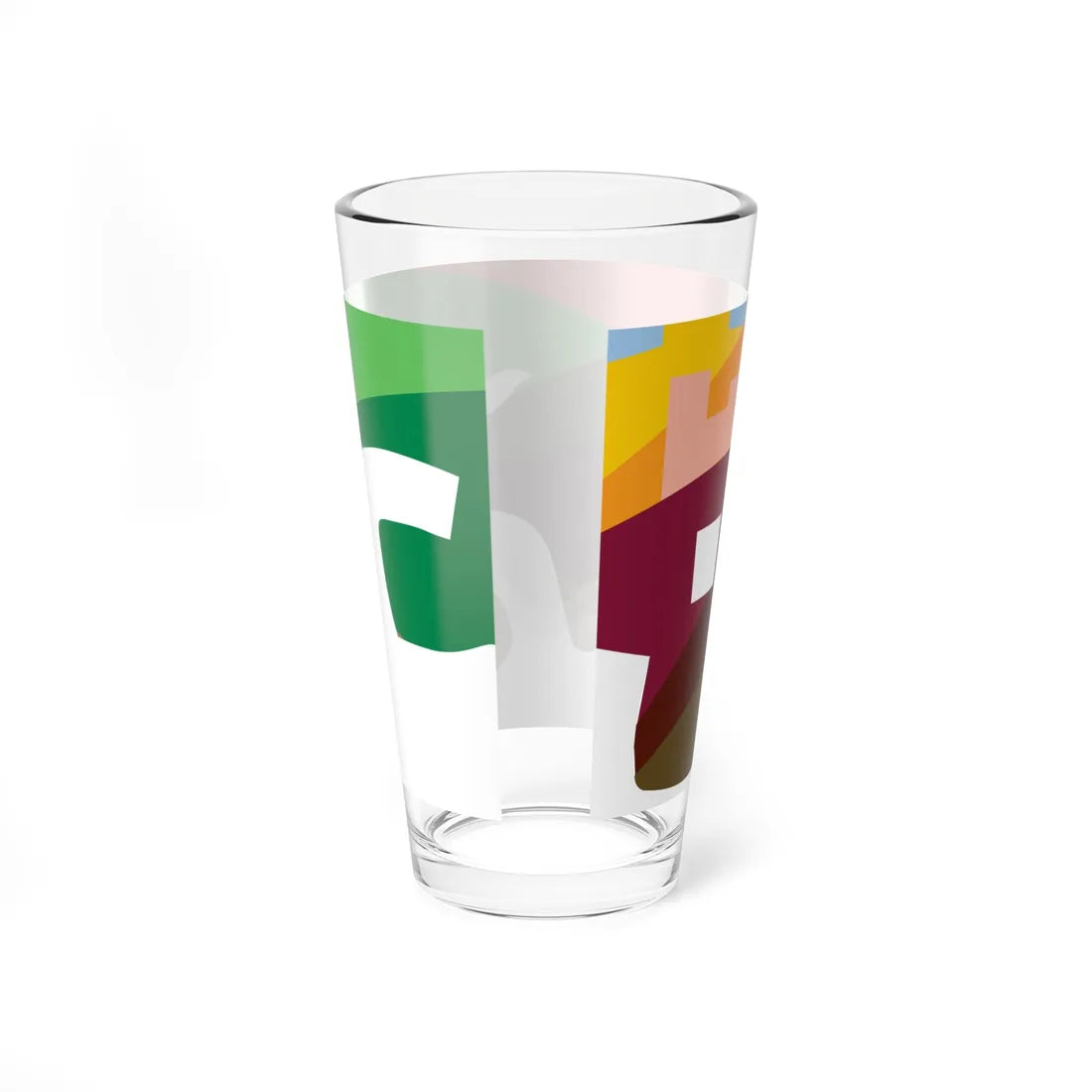 Flag of Amman (Jordan) Pint Glass 16oz - Go Mug Yourself
