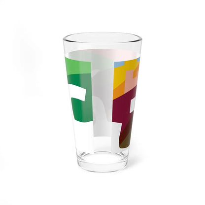 Flag of Amman (Jordan) Pint Glass 16oz - Go Mug Yourself