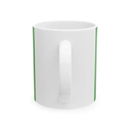 Flag of Amman Jordan until 2009 (Jordan) White Coffee Mug - Go Mug Yourself