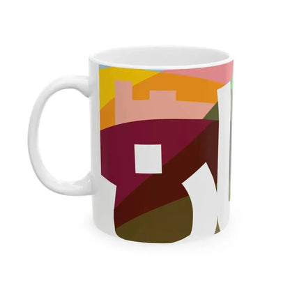 Flag of Amman (Jordan) White Coffee Mug - Go Mug Yourself