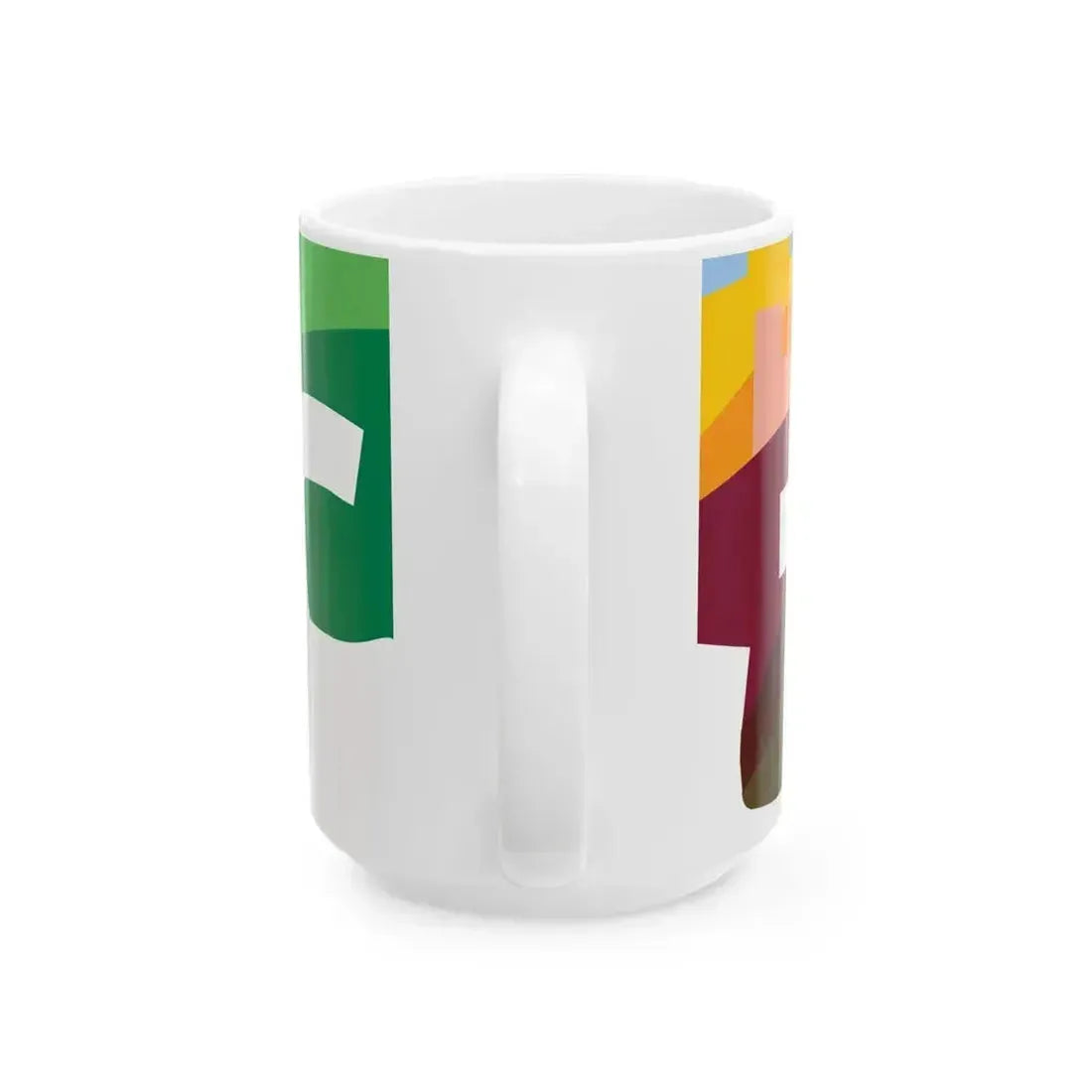 Flag of Amman (Jordan) White Coffee Mug - Go Mug Yourself
