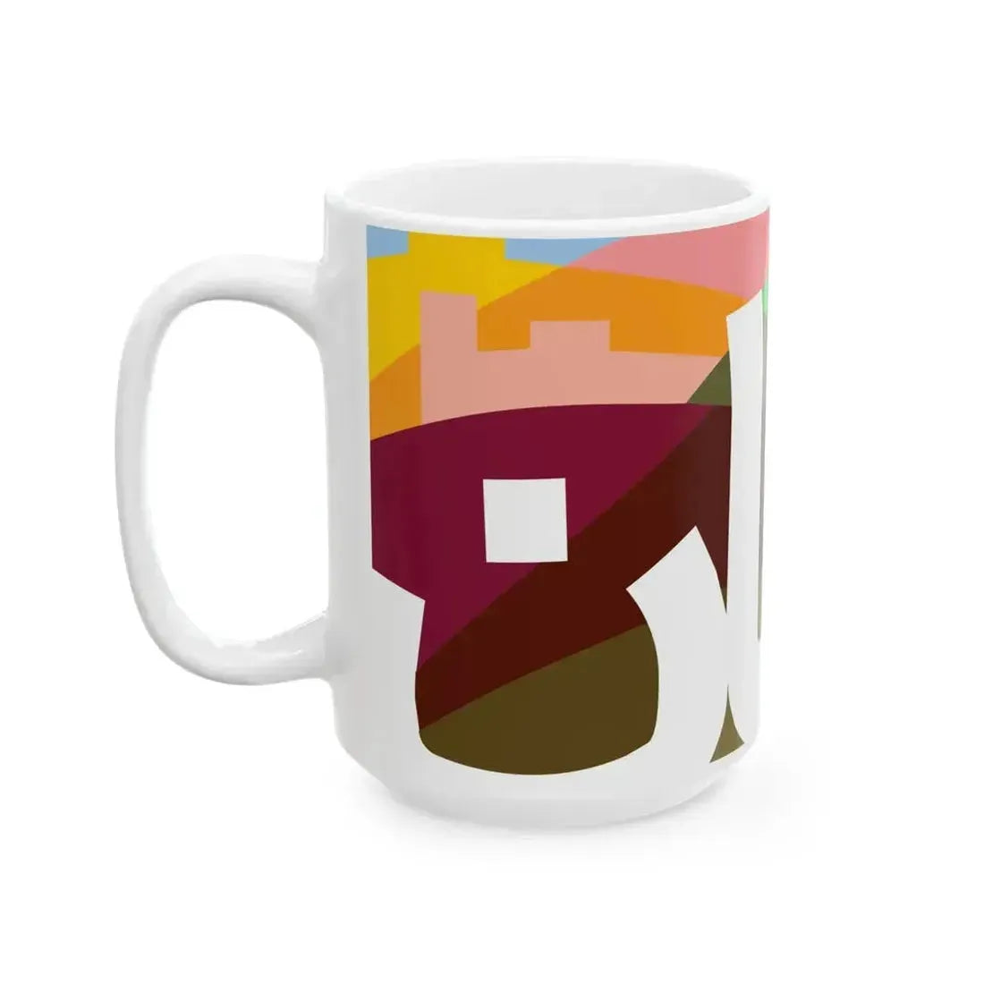 Flag of Amman (Jordan) White Coffee Mug - Go Mug Yourself