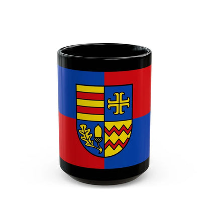 Flag of Ammerland Germany - Black Coffee Mug-15oz-Go Mug Yourself