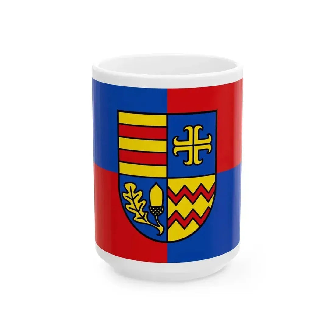 Flag of Ammerland Germany - White Coffee Mug 15oz - Go Mug Yourself