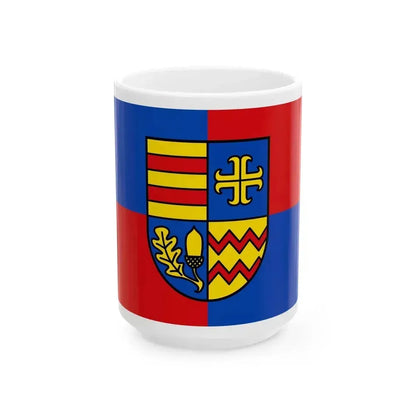 Flag of Ammerland Germany - White Coffee Mug 15oz - Go Mug Yourself