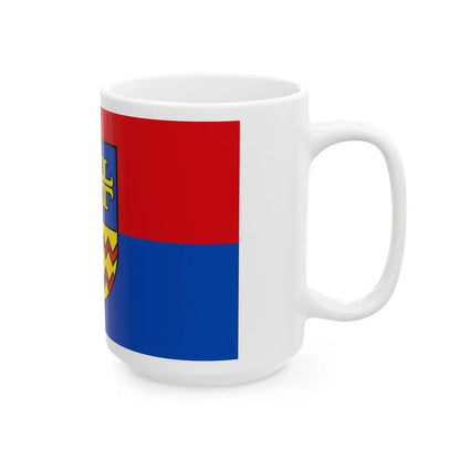 Flag of Ammerland Germany - White Coffee Mug-Go Mug Yourself