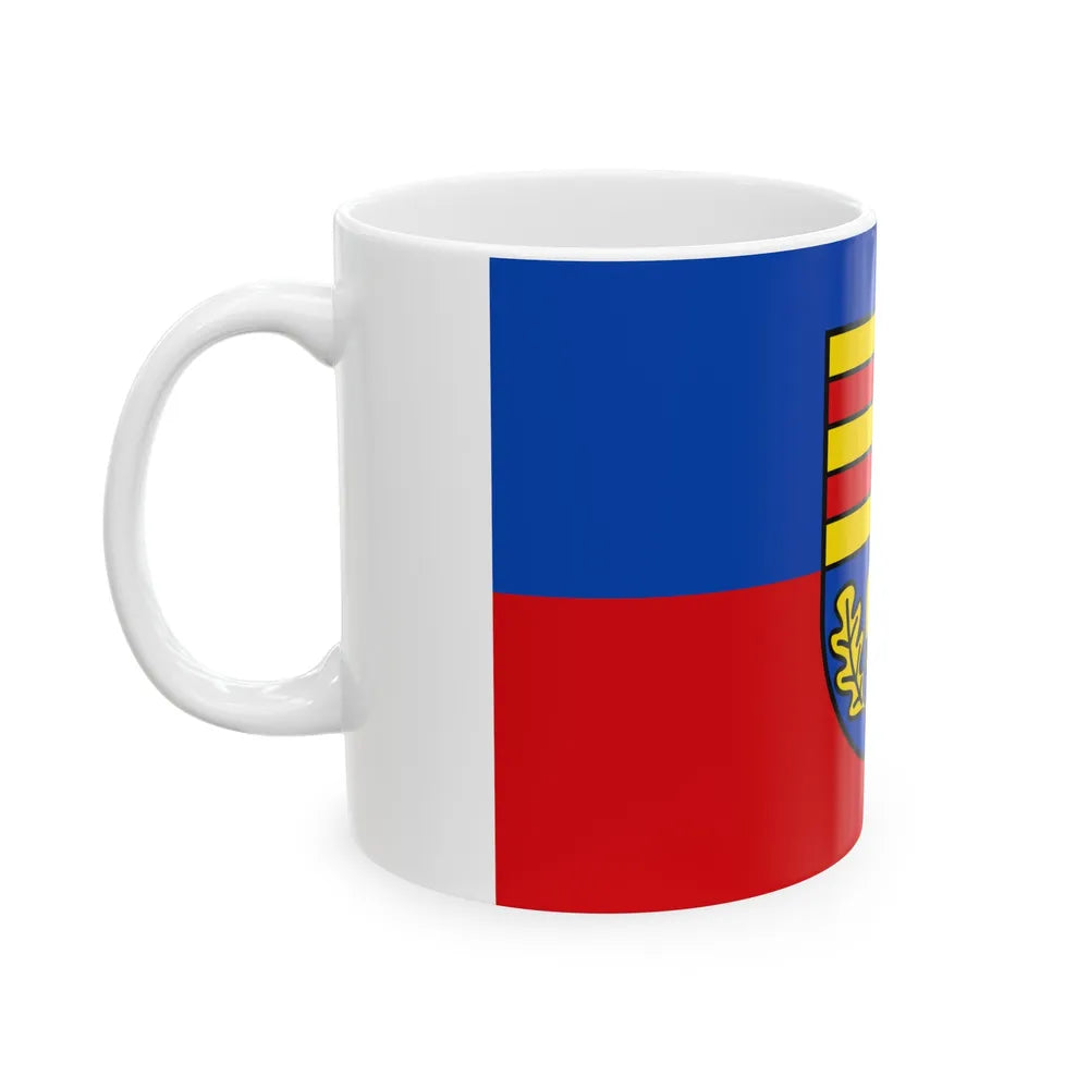 Flag of Ammerland Germany - White Coffee Mug-Go Mug Yourself