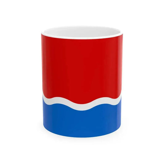 Flag of Amur Oblast 1999 (Russia) White Coffee Mug 11oz - Go Mug Yourself