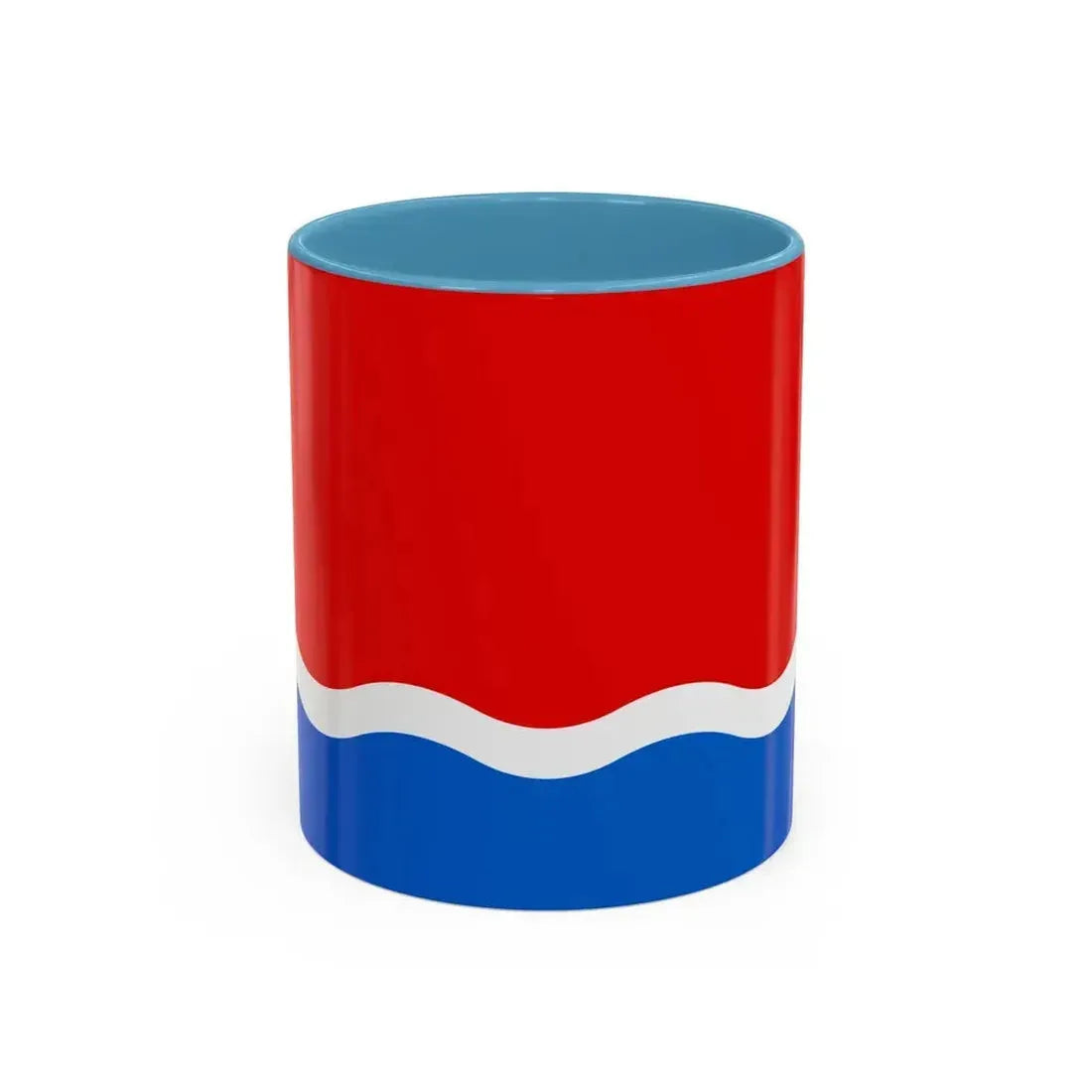 Flag of Amur Oblast Russia - Accent Coffee Mug 11oz Light Blue - Go Mug Yourself