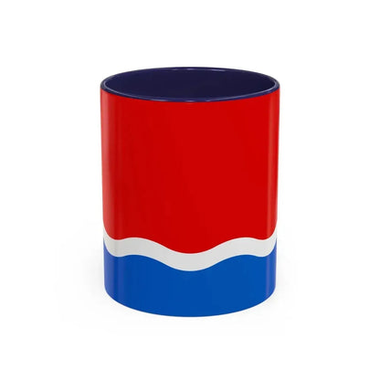 Flag of Amur Oblast Russia - Accent Coffee Mug 11oz Navy - Go Mug Yourself
