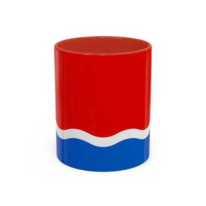 Flag of Amur Oblast Russia - Accent Coffee Mug 11oz Red - Go Mug Yourself