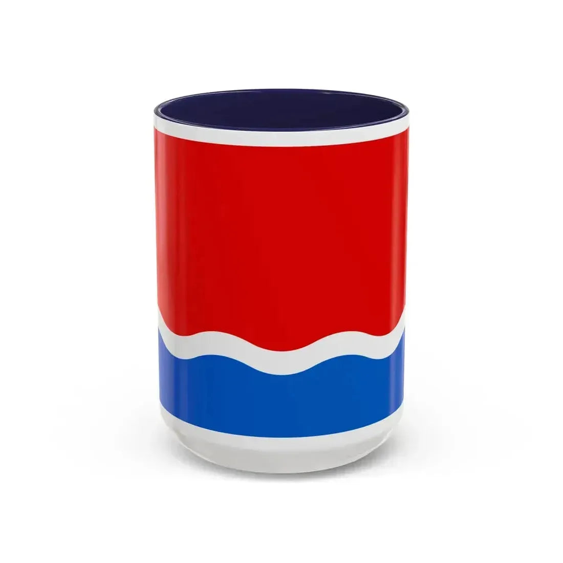 Flag of Amur Oblast Russia - Accent Coffee Mug 15oz Navy - Go Mug Yourself