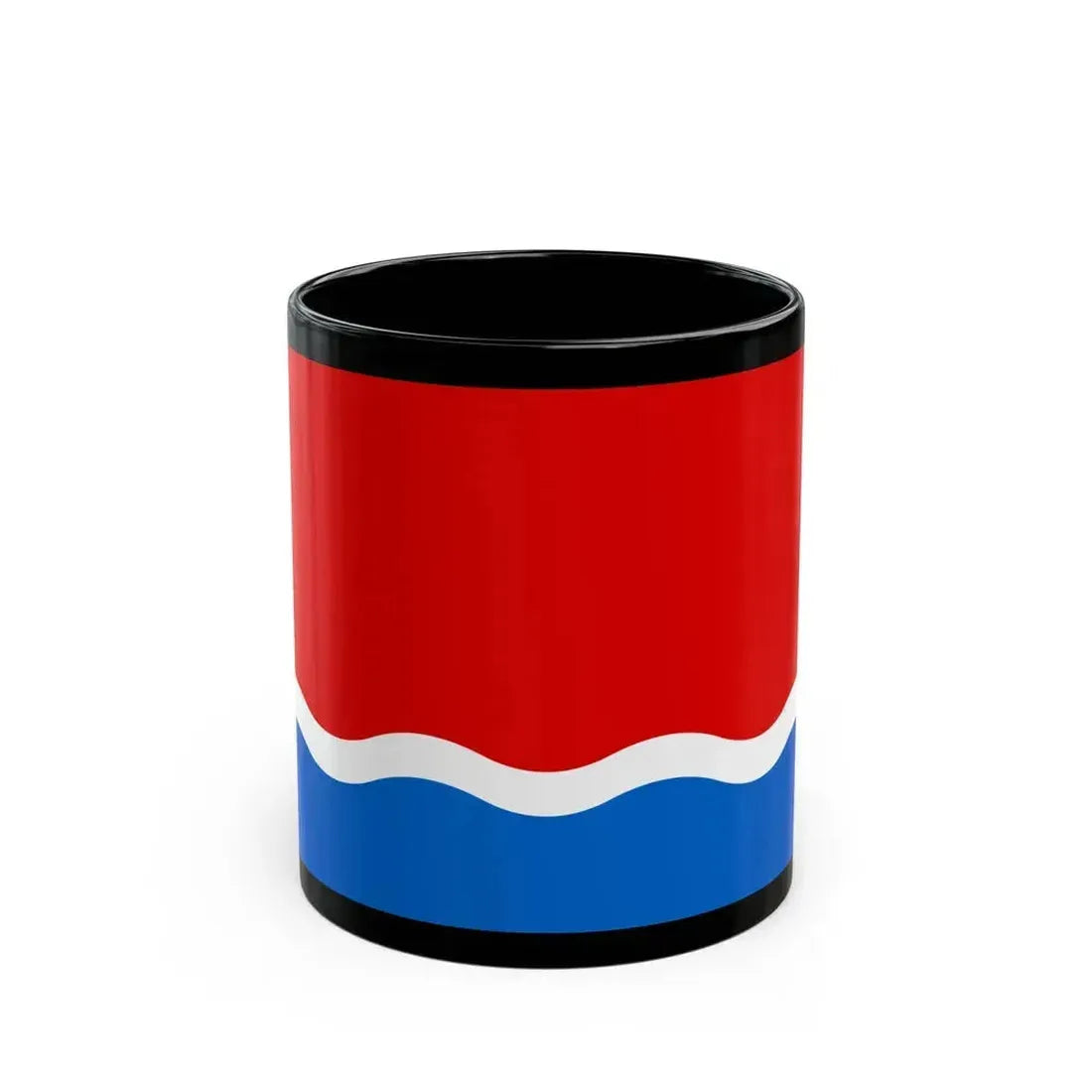 Flag of Amur Oblast Russia - Black Coffee Mug 11oz - Go Mug Yourself