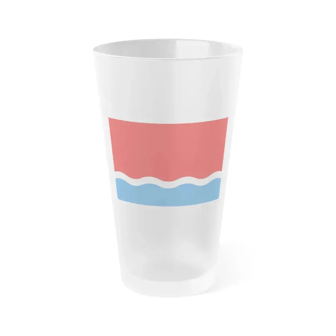 Flag of Amur Oblast Russia - Frosted Pint Glass 16oz 16oz Frosted - Go Mug Yourself