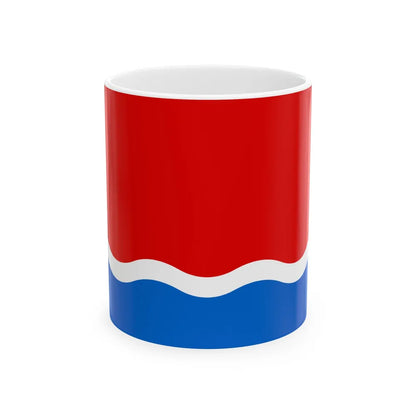 Flag of Amur Oblast Russia - White Coffee Mug-11oz-Go Mug Yourself