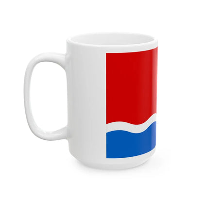 Flag of Amur Oblast Russia - White Coffee Mug-Go Mug Yourself