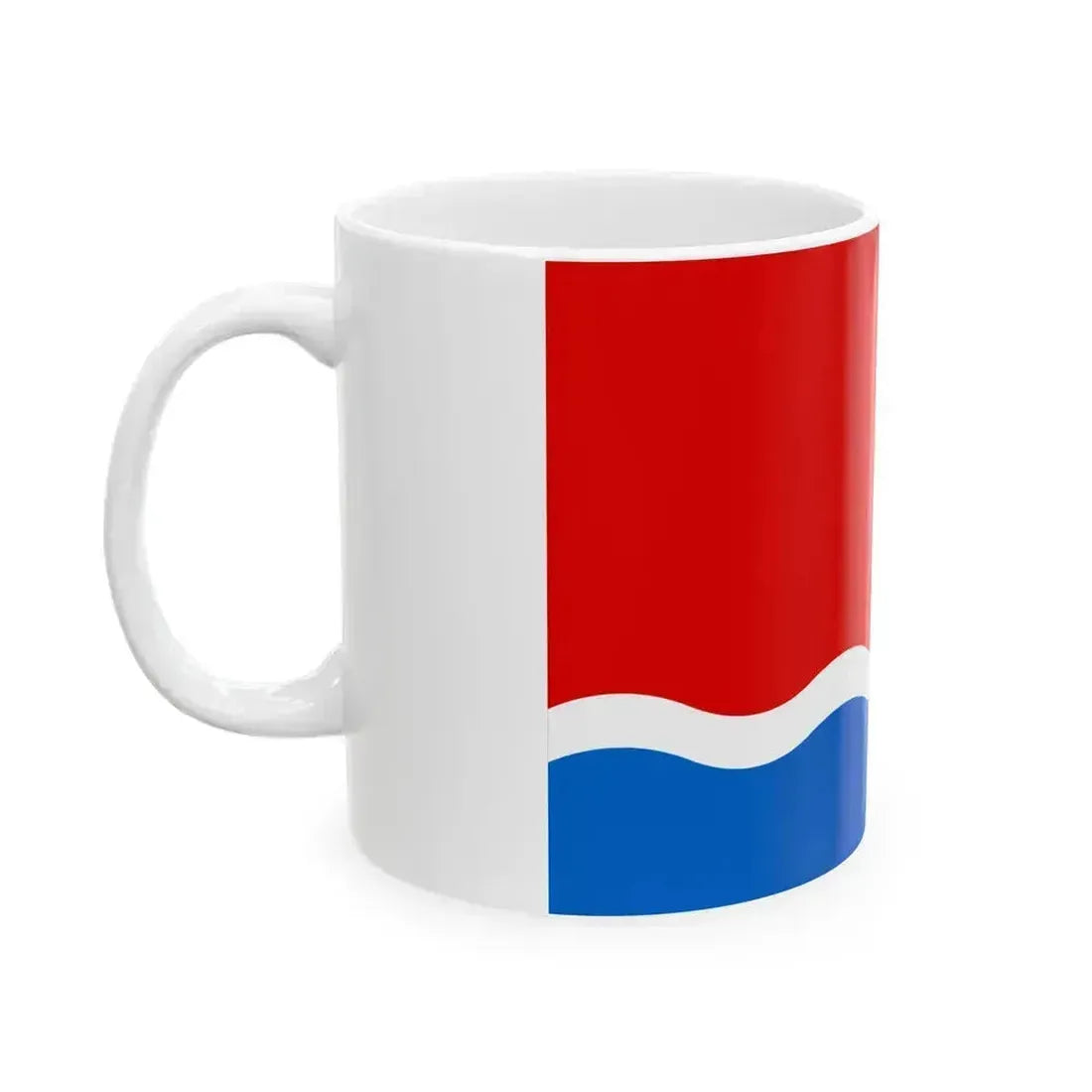 Flag of Amur Oblast Russia - White Coffee Mug - Go Mug Yourself