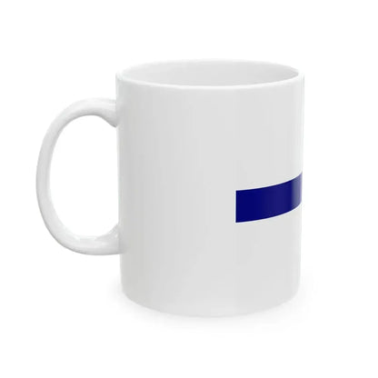 Flag of an admiral of the Independent State of Croatia (Croatia) White Coffee Mug - Go Mug Yourself