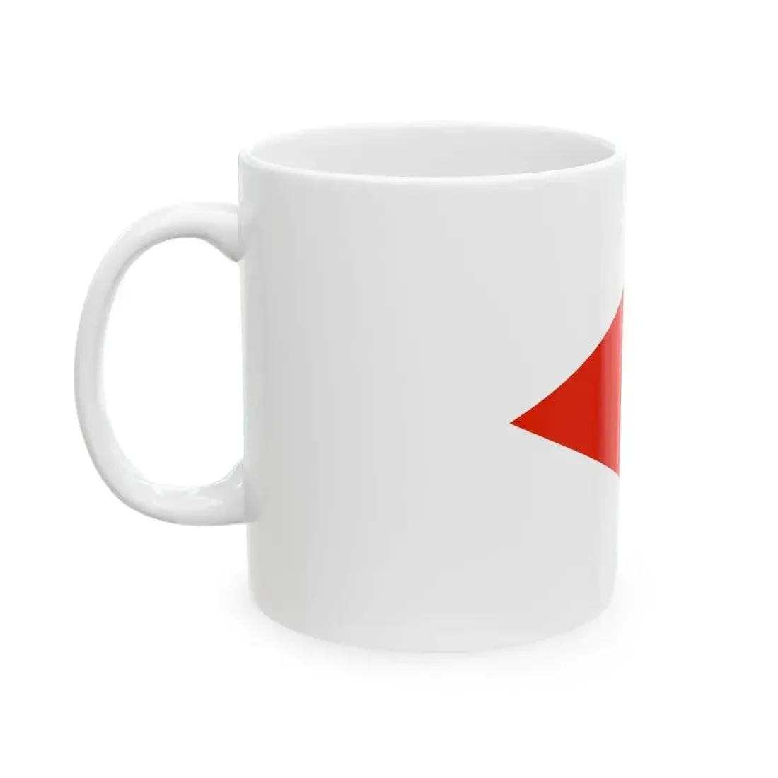 Flag of an Artillery Commander of the Royal Hungarian Defence Forces 1939 (Hungary) White Coffee Mug - Go Mug Yourself