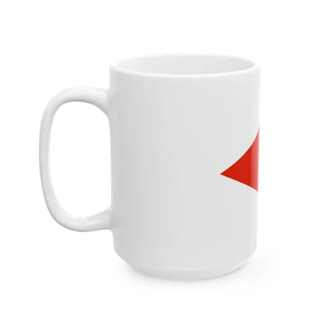 Flag of an Artillery Commander of the Royal Hungarian Defence Forces 1939 (Hungary) White Coffee Mug - Go Mug Yourself