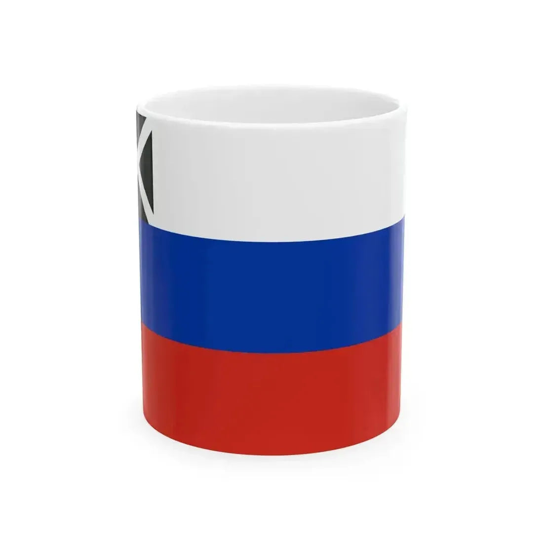 Flag of an unknown military unit of the Markov division (Russia) White Coffee Mug 11oz - Go Mug Yourself