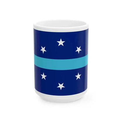 Flag of Anaheim California 2018-2019 (United States) White Coffee Mug 15oz - Go Mug Yourself