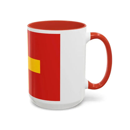 Flag of Ancona Italy - Accent Coffee Mug - Go Mug Yourself