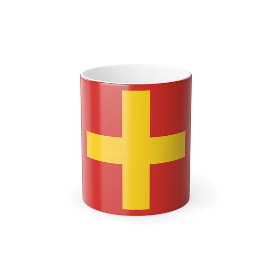 Flag of Ancona Italy - Color Changing Coffee Mug-11oz-Go Mug Yourself