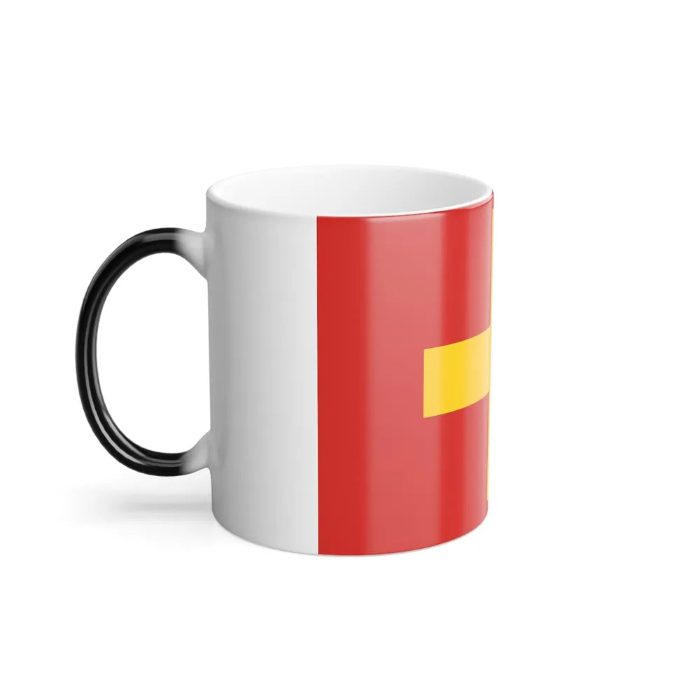 Flag of Ancona Italy - Color Changing Coffee Mug-Go Mug Yourself