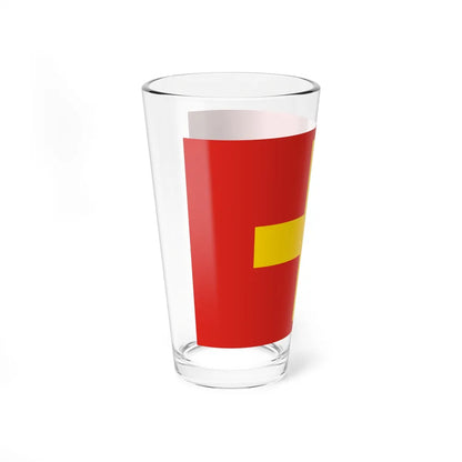 Flag of Ancona Italy - Pint Glass 16oz-Go Mug Yourself