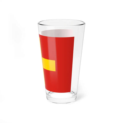 Flag of Ancona Italy - Pint Glass 16oz-Go Mug Yourself