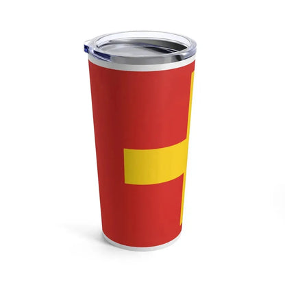 Flag of Ancona Italy - Tumbler 20oz - Go Mug Yourself