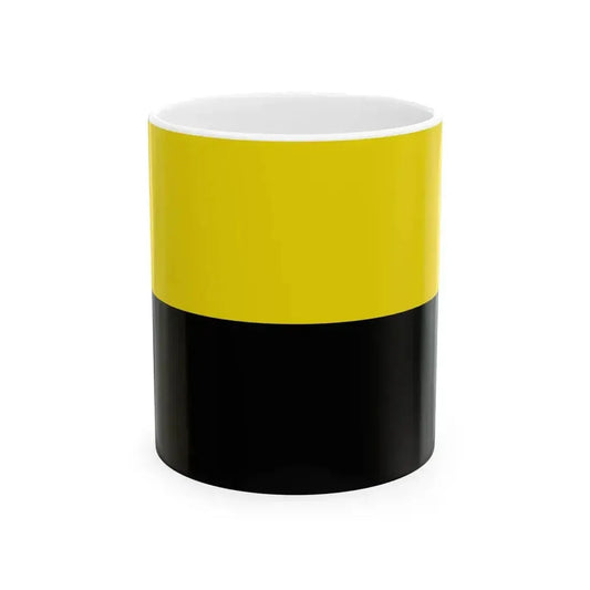Flag of Andenne (Belgium) White Coffee Mug 11oz - Go Mug Yourself