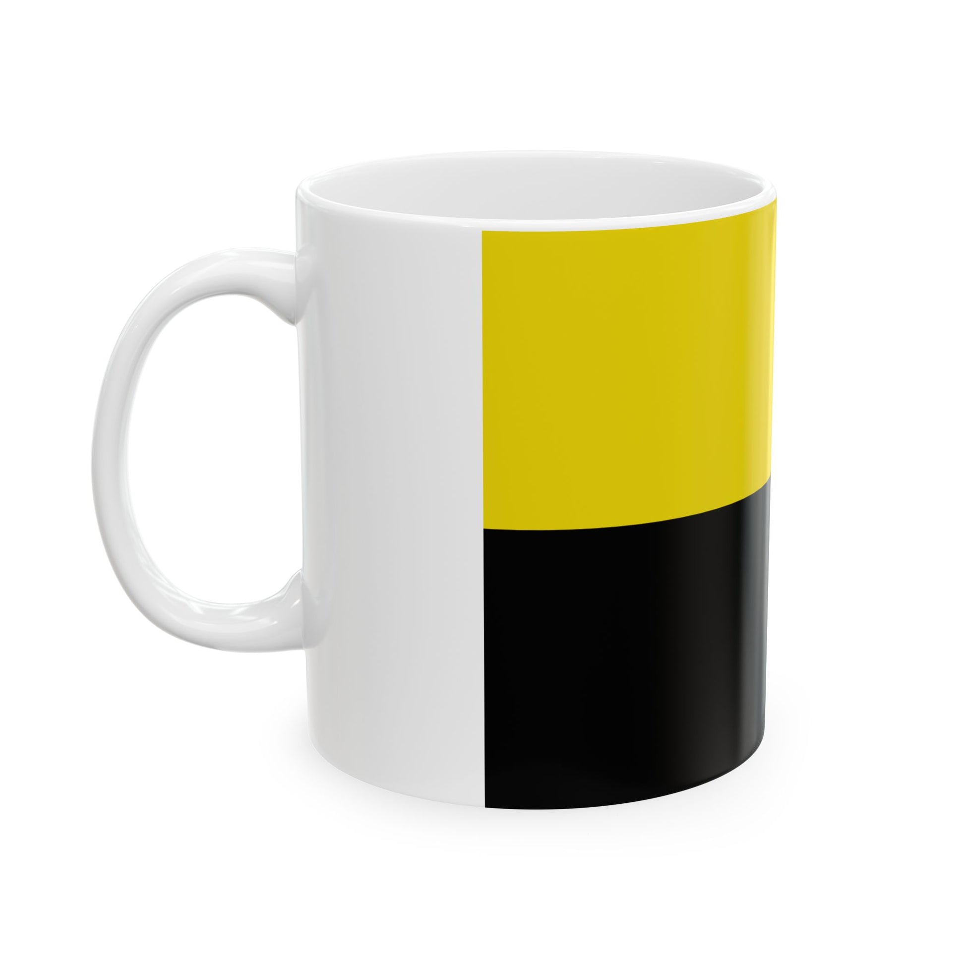 Flag of Andenne (Belgium) White Coffee Mug-Go Mug Yourself