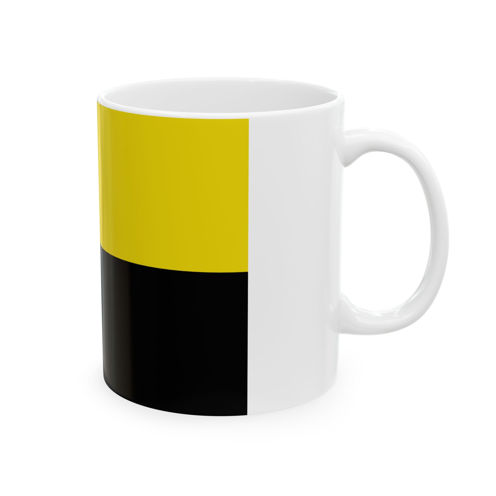 Flag of Andenne (Belgium) White Coffee Mug-Go Mug Yourself