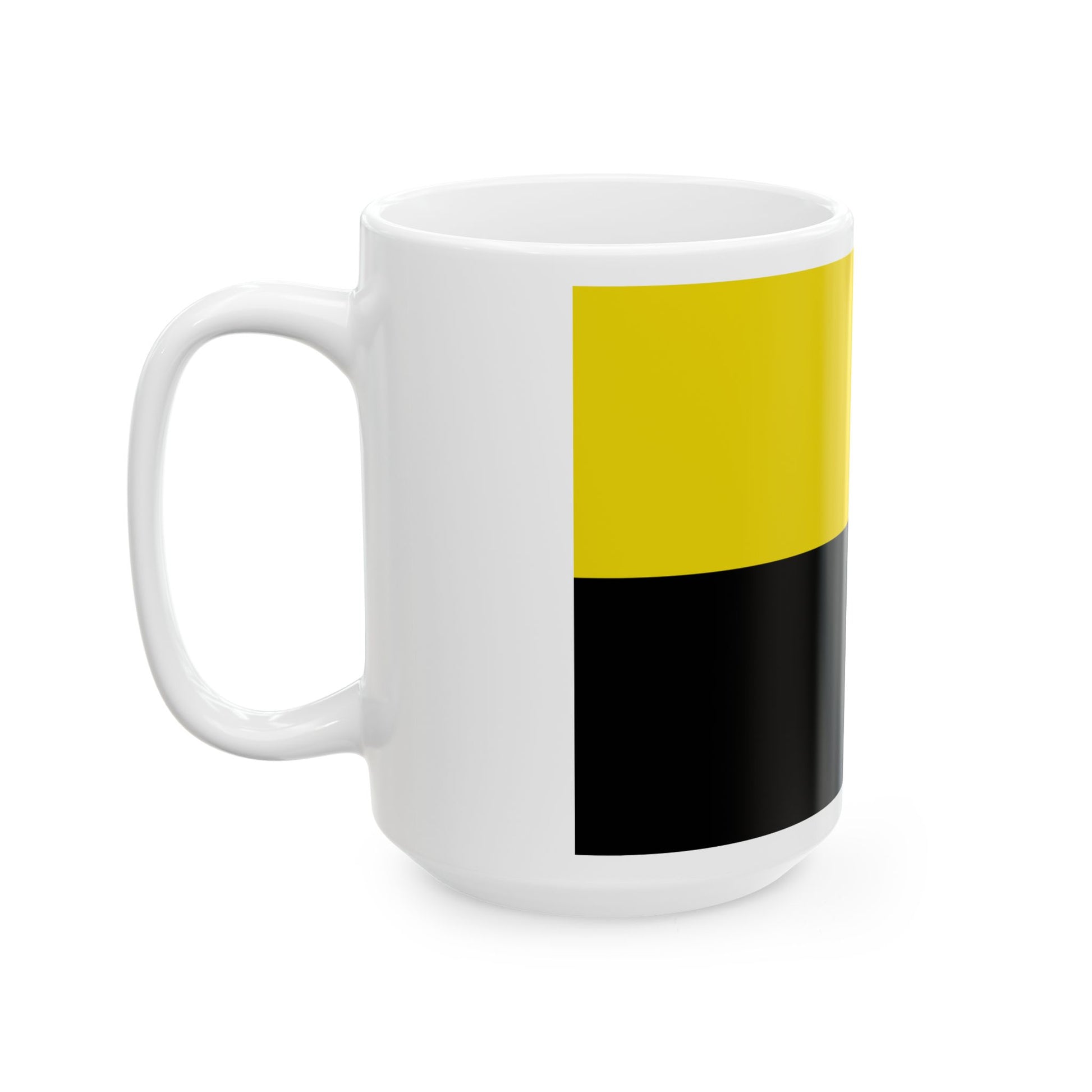 Flag of Andenne (Belgium) White Coffee Mug-Go Mug Yourself