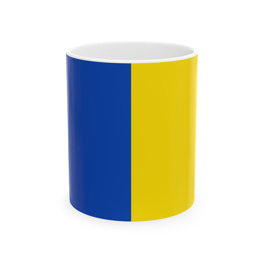 Flag of Anderlecht (Belgium) White Coffee Mug-11oz-Go Mug Yourself