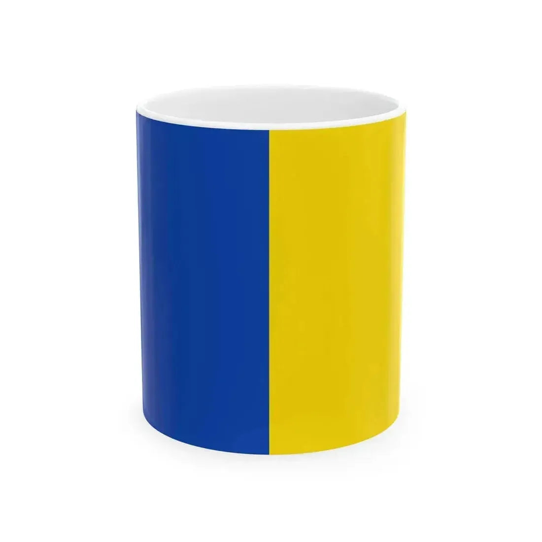 Flag of Anderlecht (Belgium) White Coffee Mug 11oz - Go Mug Yourself