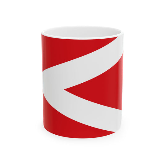 Flag of Anderlues (Belgium) White Coffee Mug-11oz-Go Mug Yourself