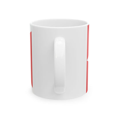 Flag of Anderlues (Belgium) White Coffee Mug-Go Mug Yourself
