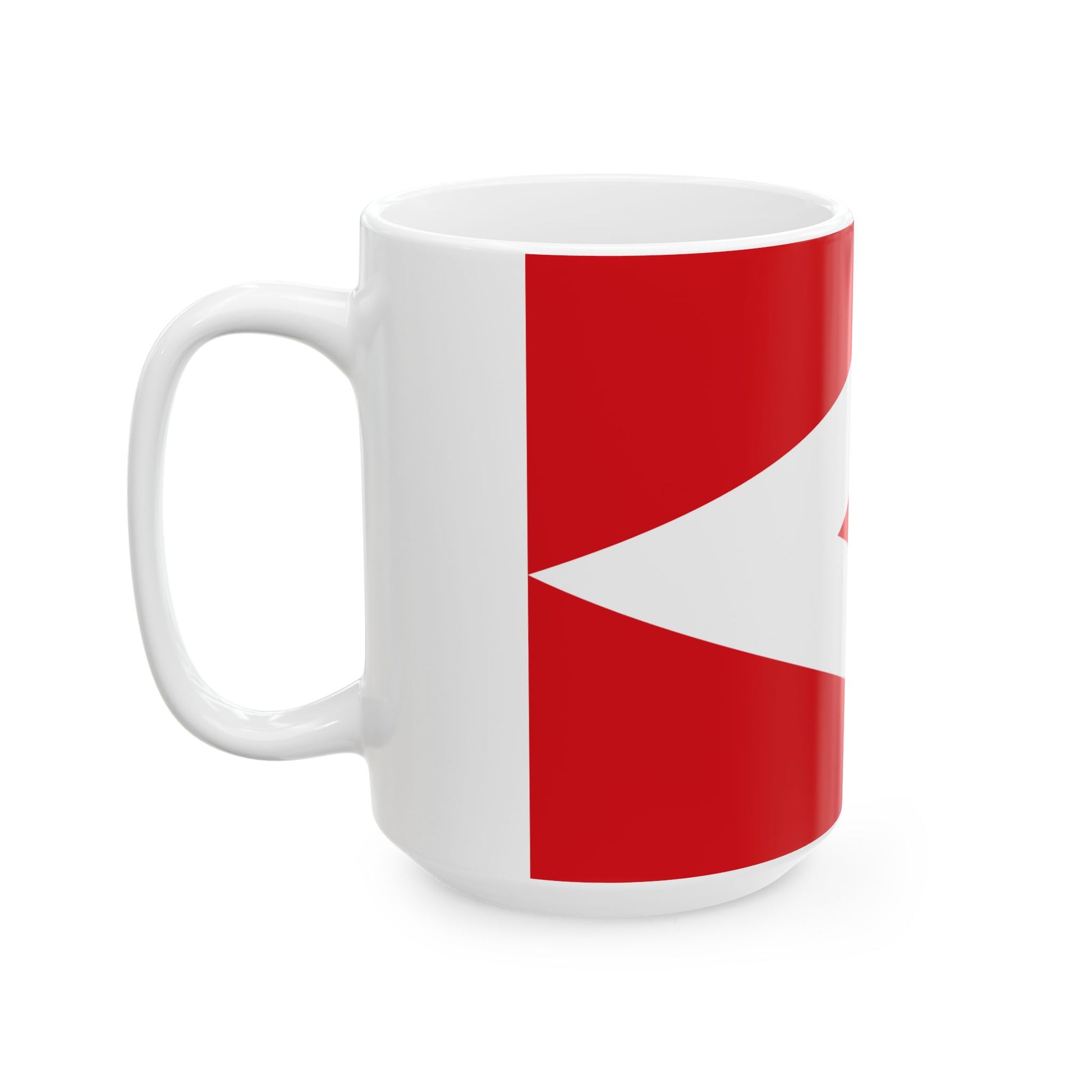 Flag of Anderlues (Belgium) White Coffee Mug-Go Mug Yourself