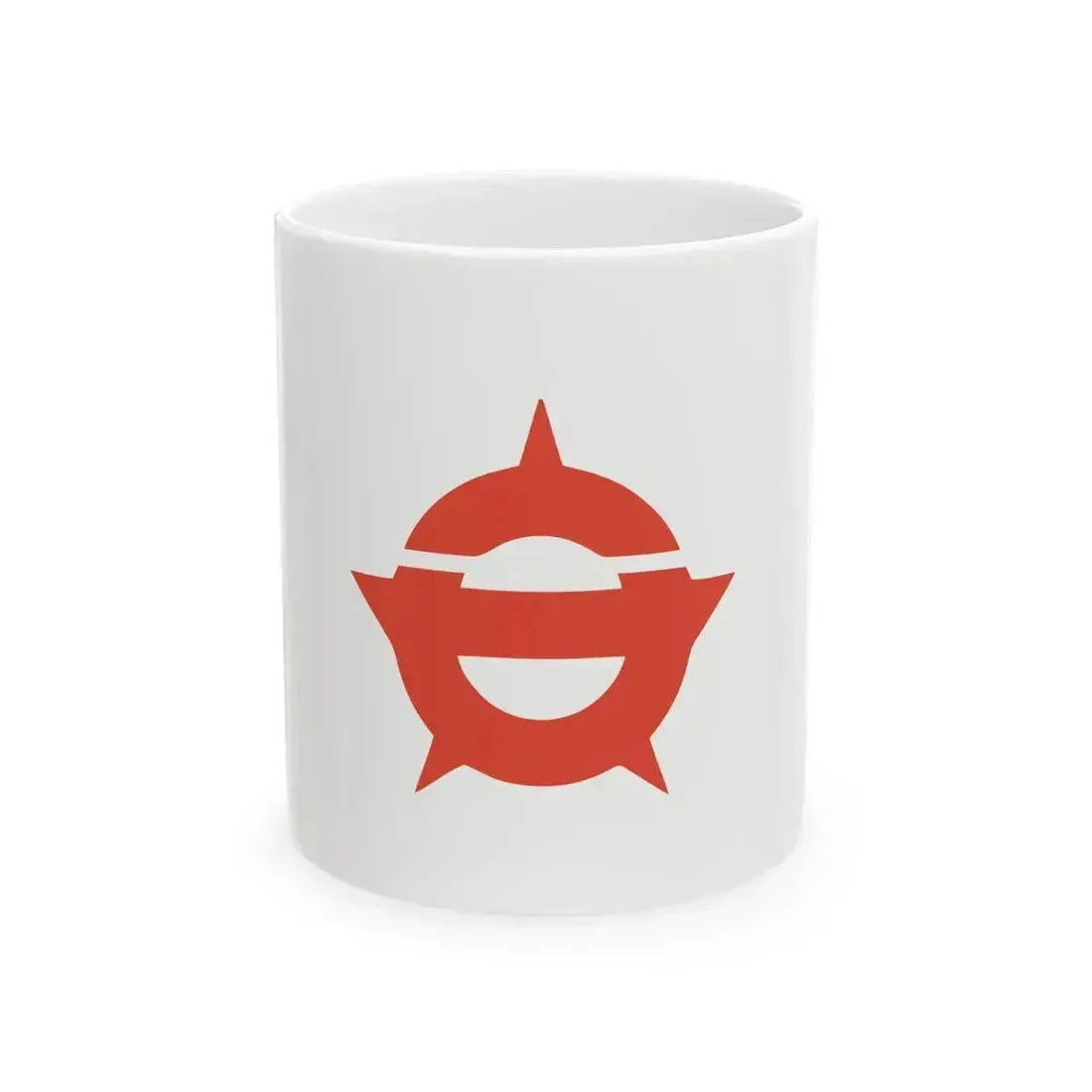 Flag of Ando Nara (Japan) White Coffee Mug 11oz - Go Mug Yourself